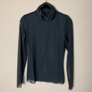 Myrine & Me Swiss Dot Turtleneck Size Small